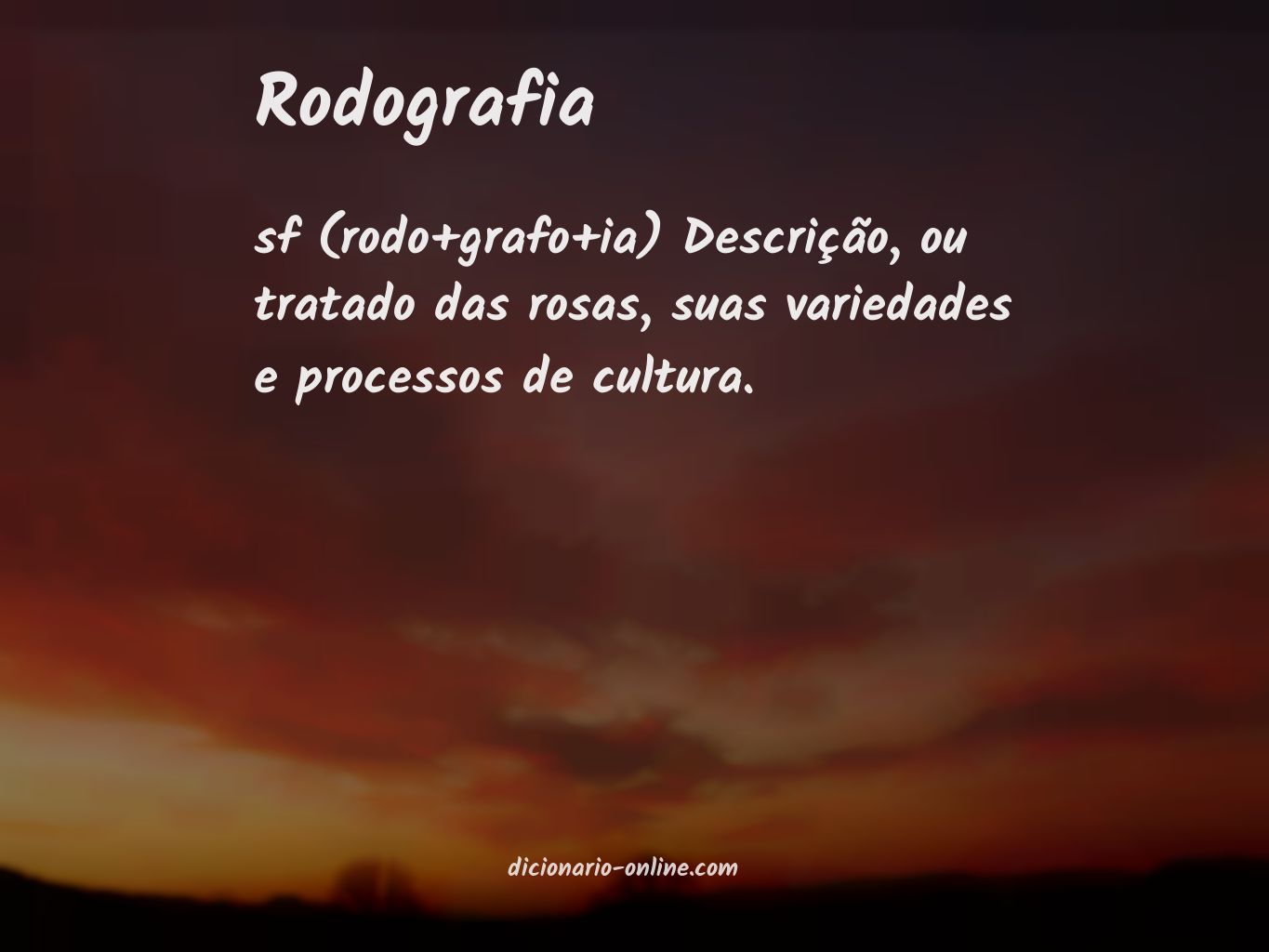 Significado de rodografia