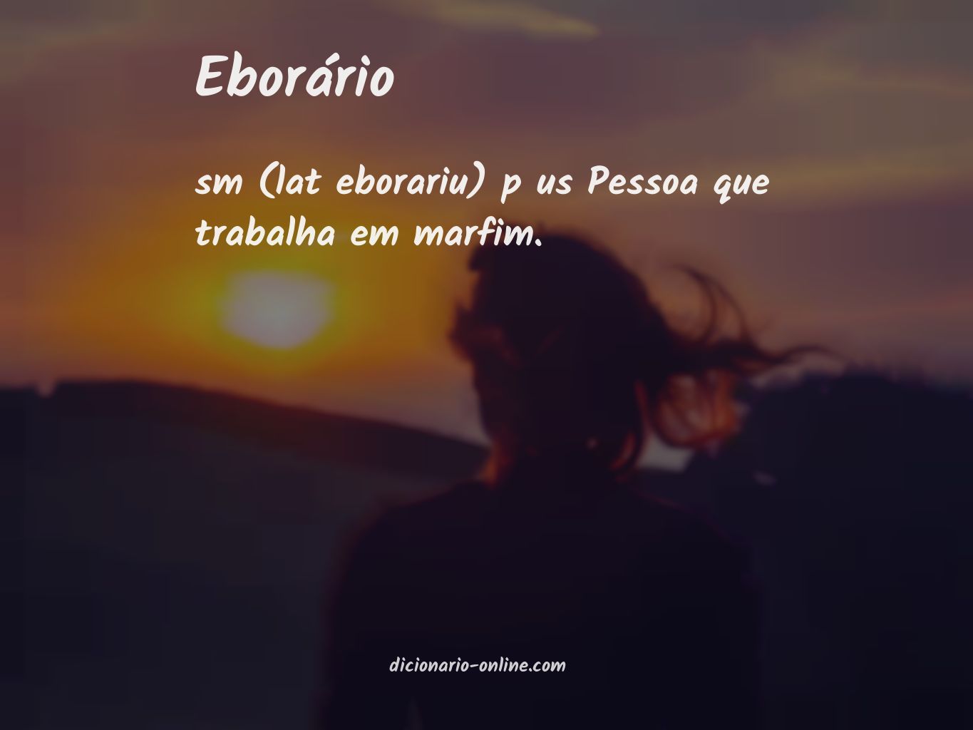 Significado de eborário