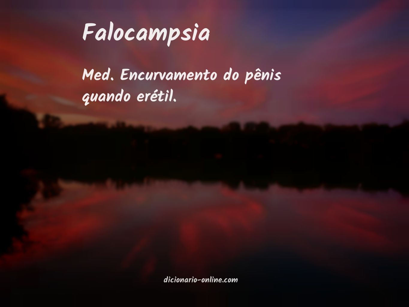 Significado de falocampsia