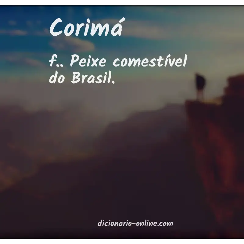 Significado de corimá