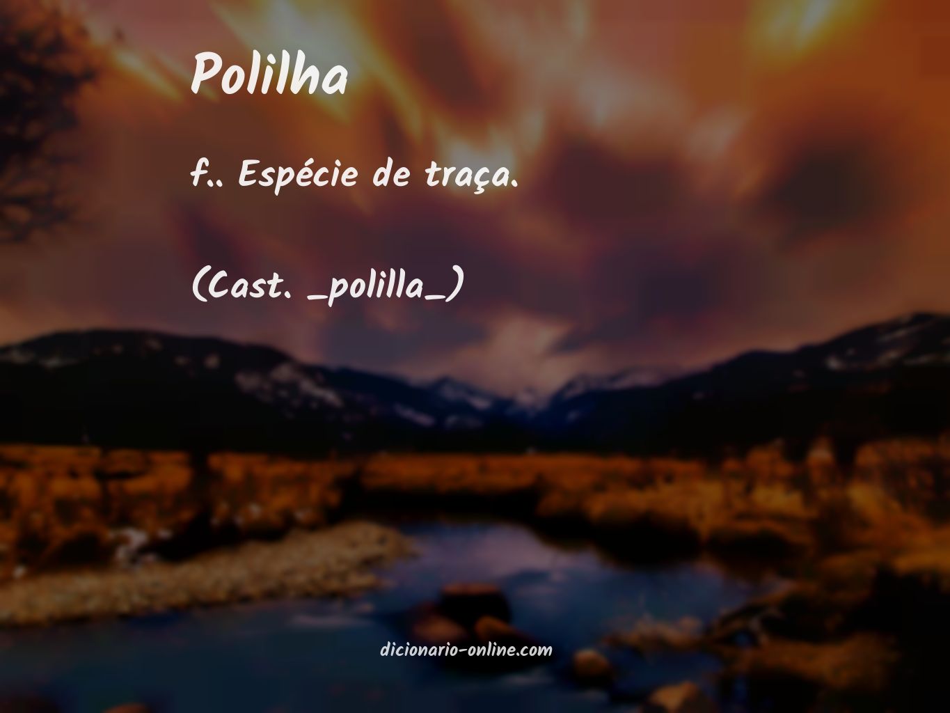 Significado de polilha