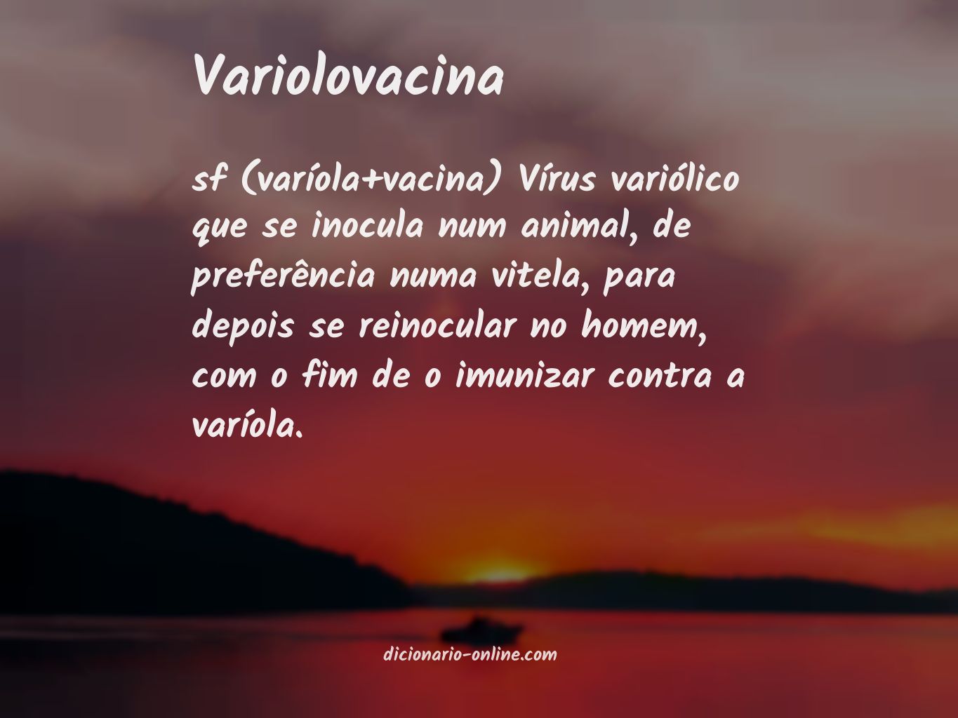 Significado de variolovacina