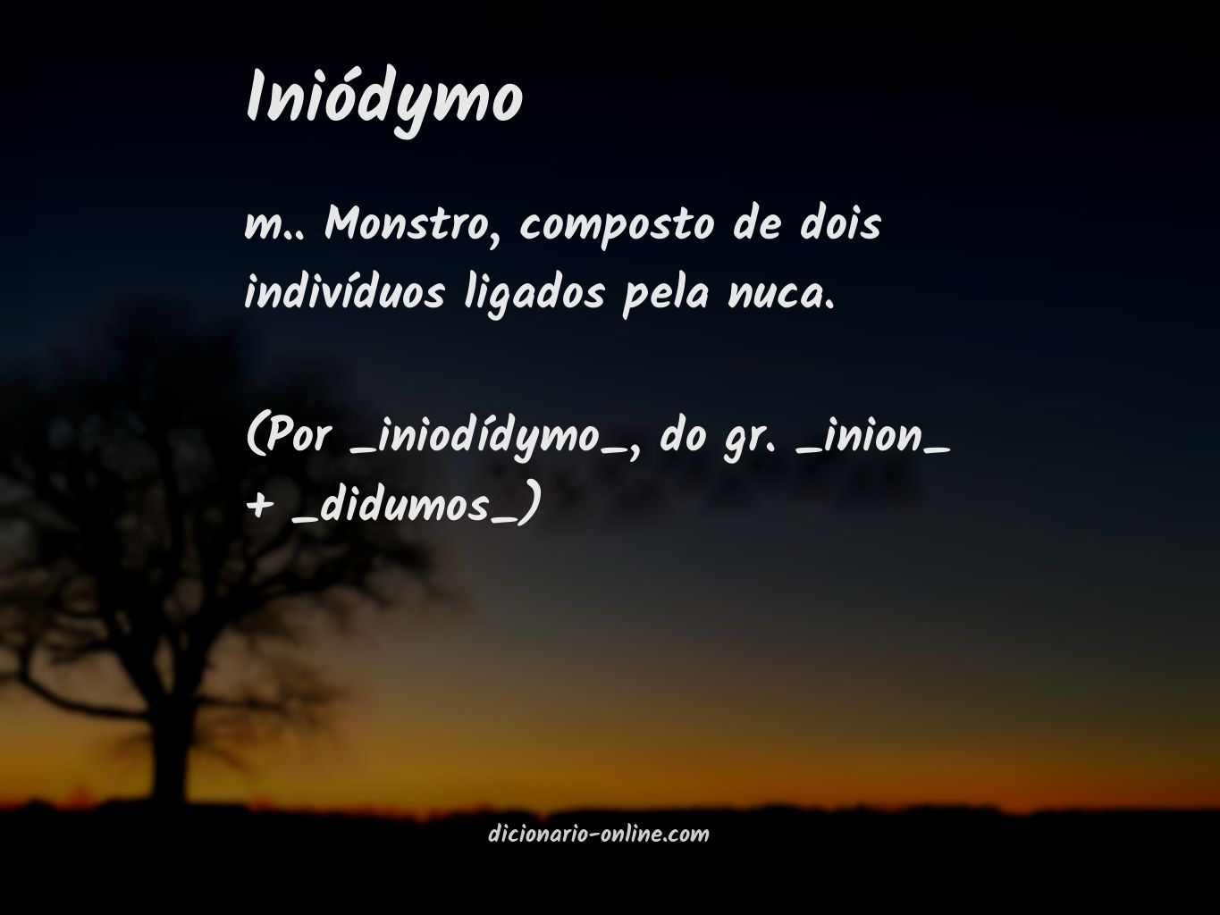 Significado de iniódymo