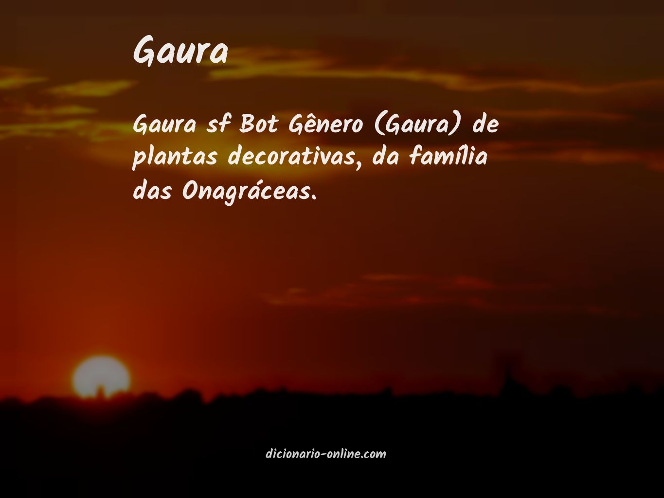 Significado de gaura