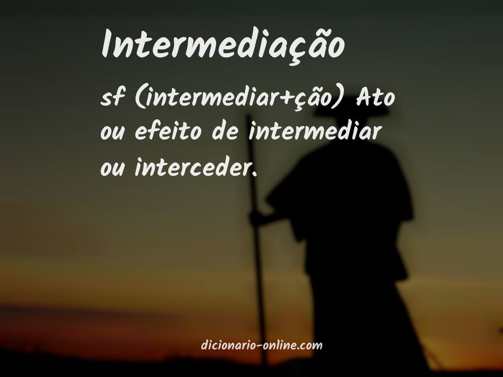 Significado de intermediação