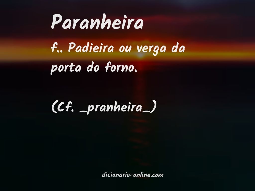 Significado de paranheira