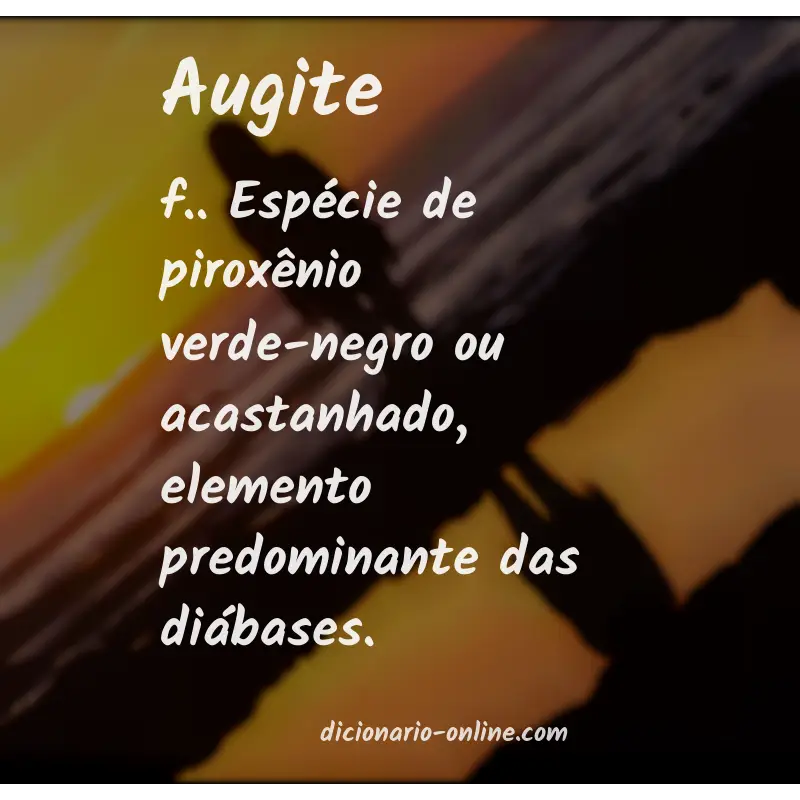 Significado de augite