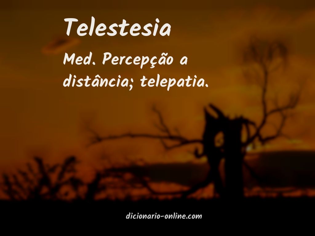 Significado de telestesia