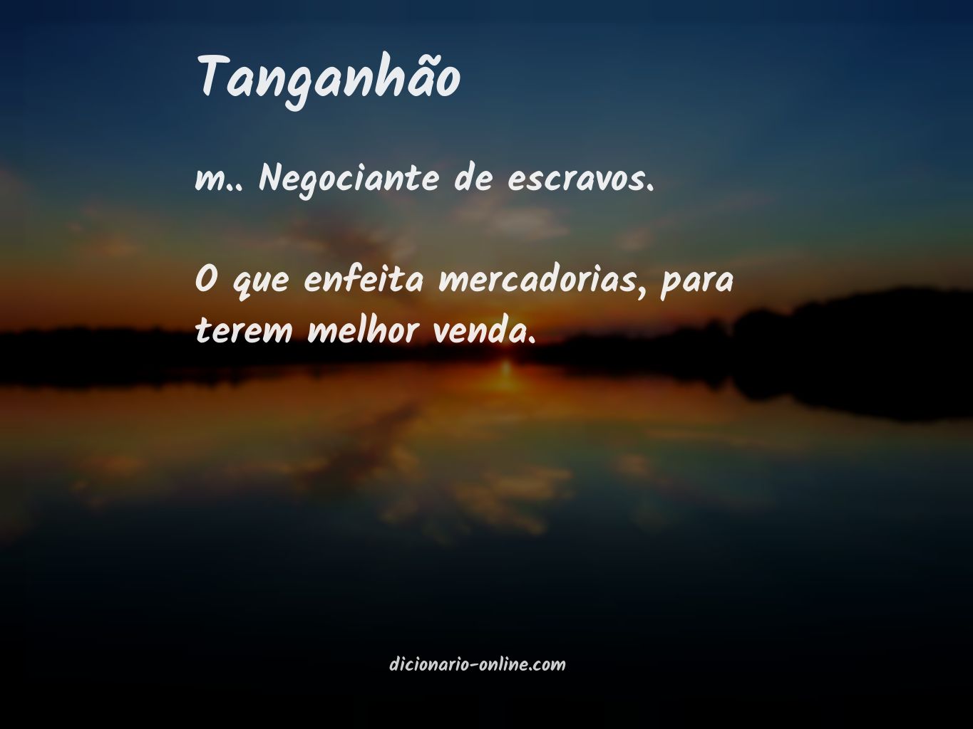 Significado de tanganhão