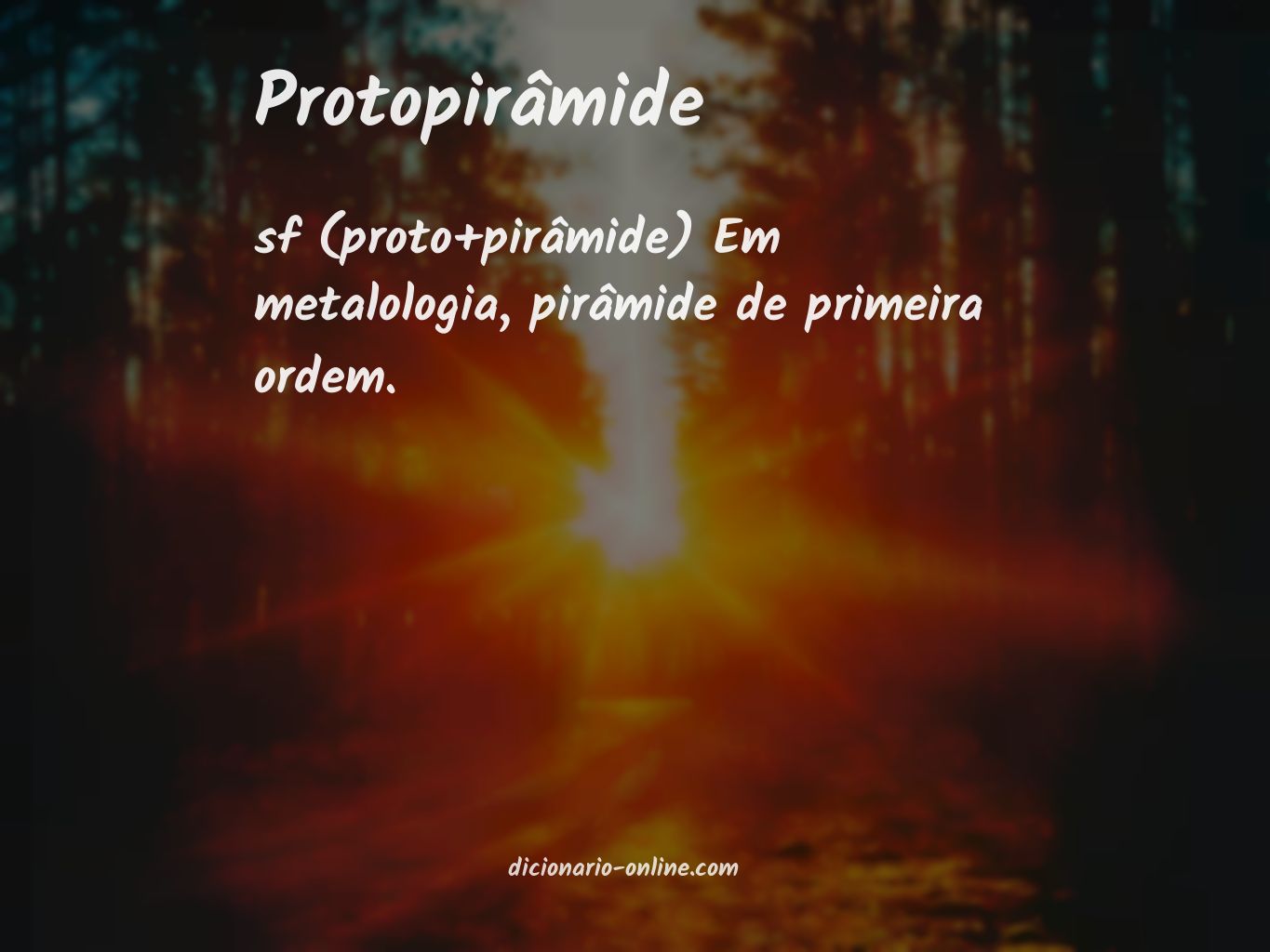Significado de protopirâmide