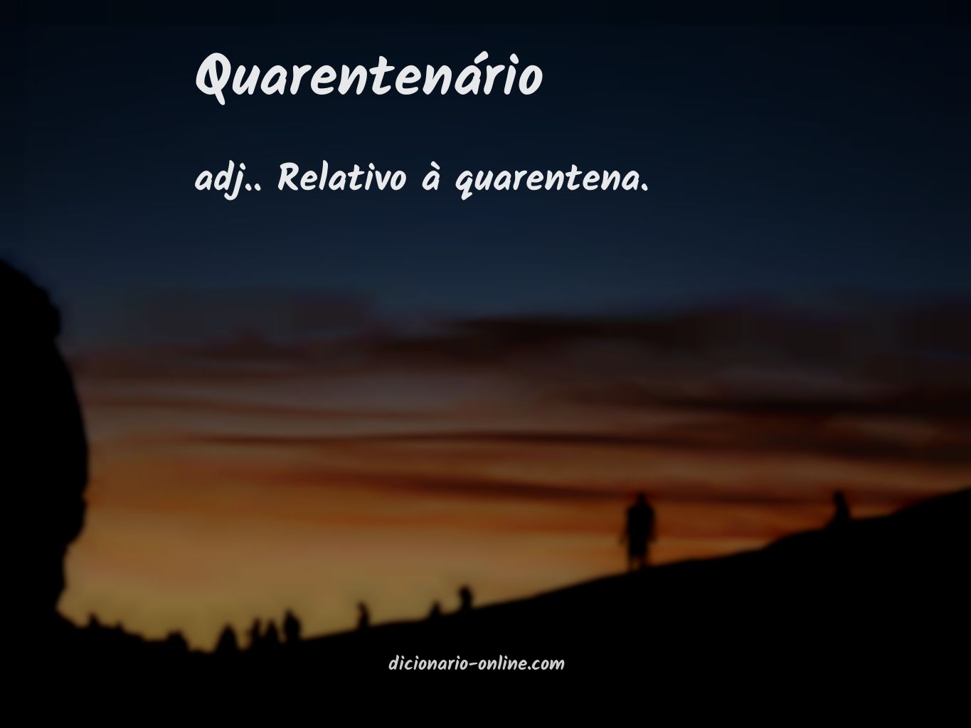 Significado de quarentenário