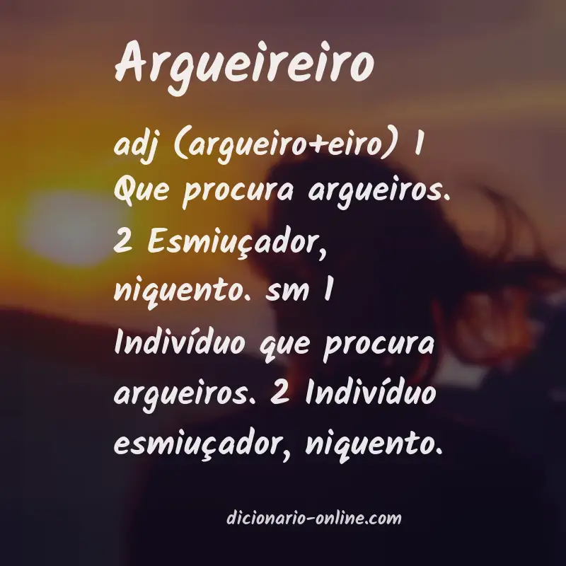 Significado de argueireiro