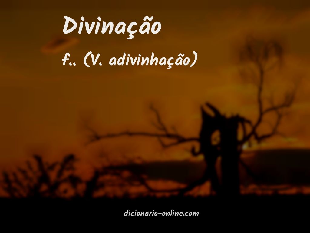 Significado de divinação