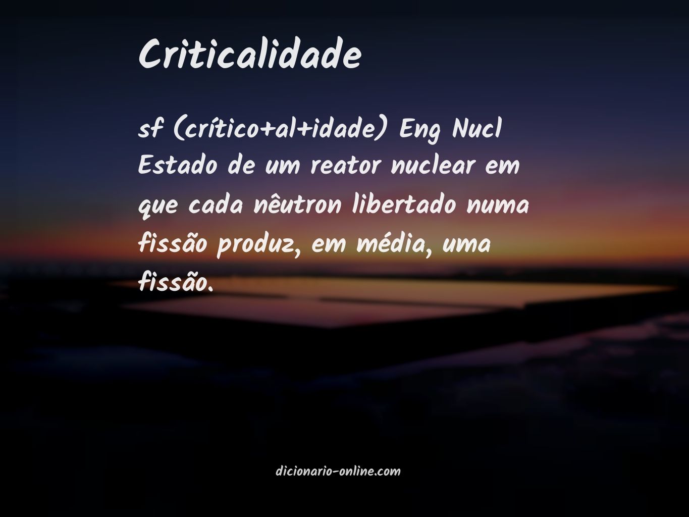 Significado de criticalidade