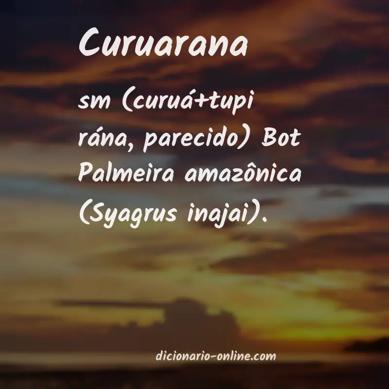 Significado de curuarana
