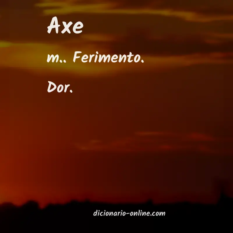 Significado de axe