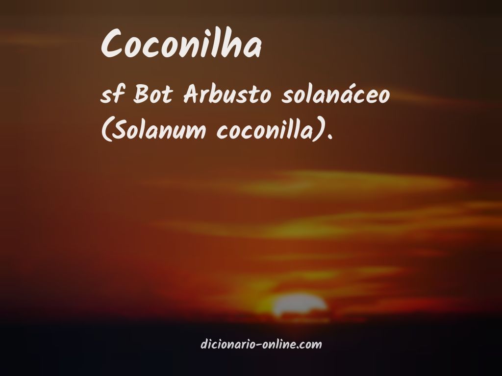 Significado de coconilha