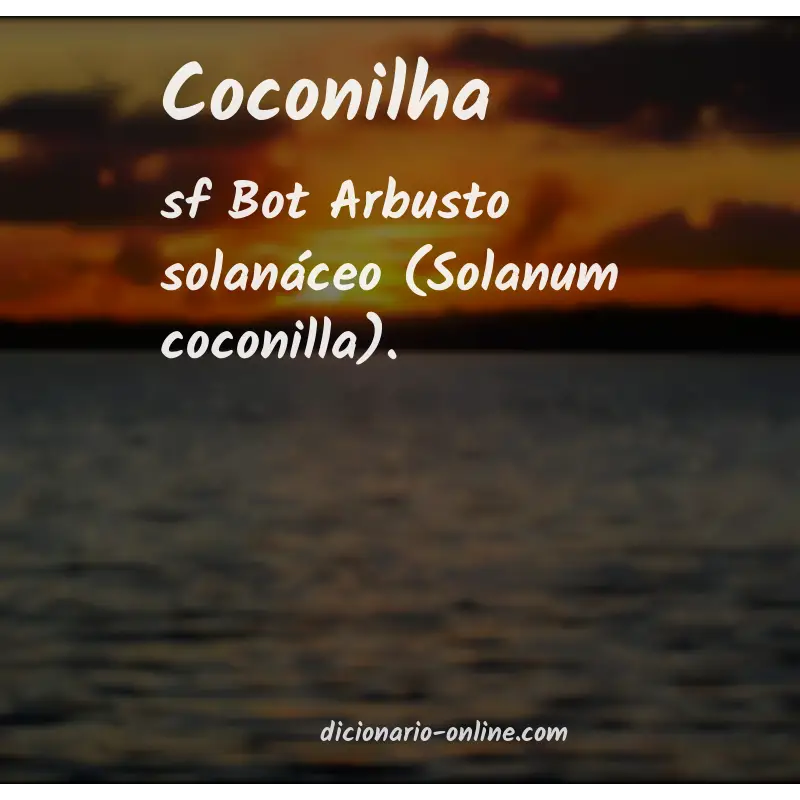 Significado de coconilha