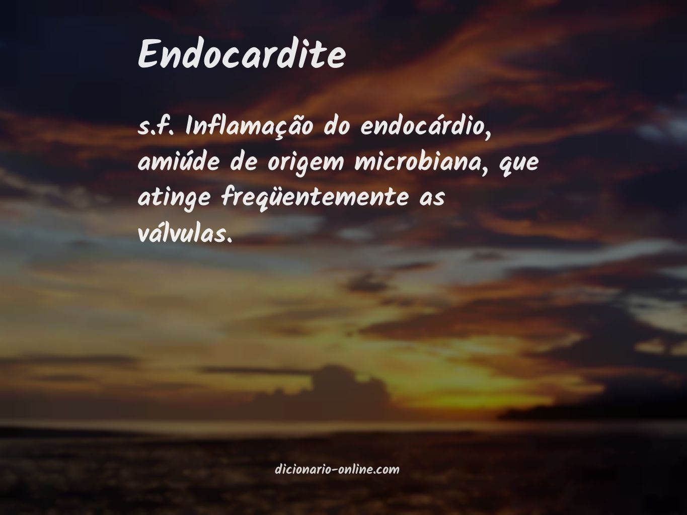 Significado de endocardite