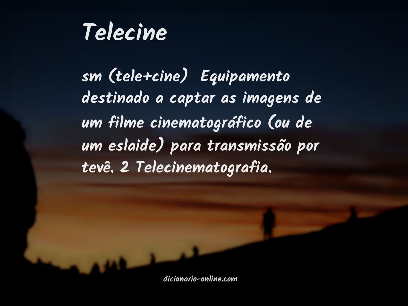 Significado de telecine