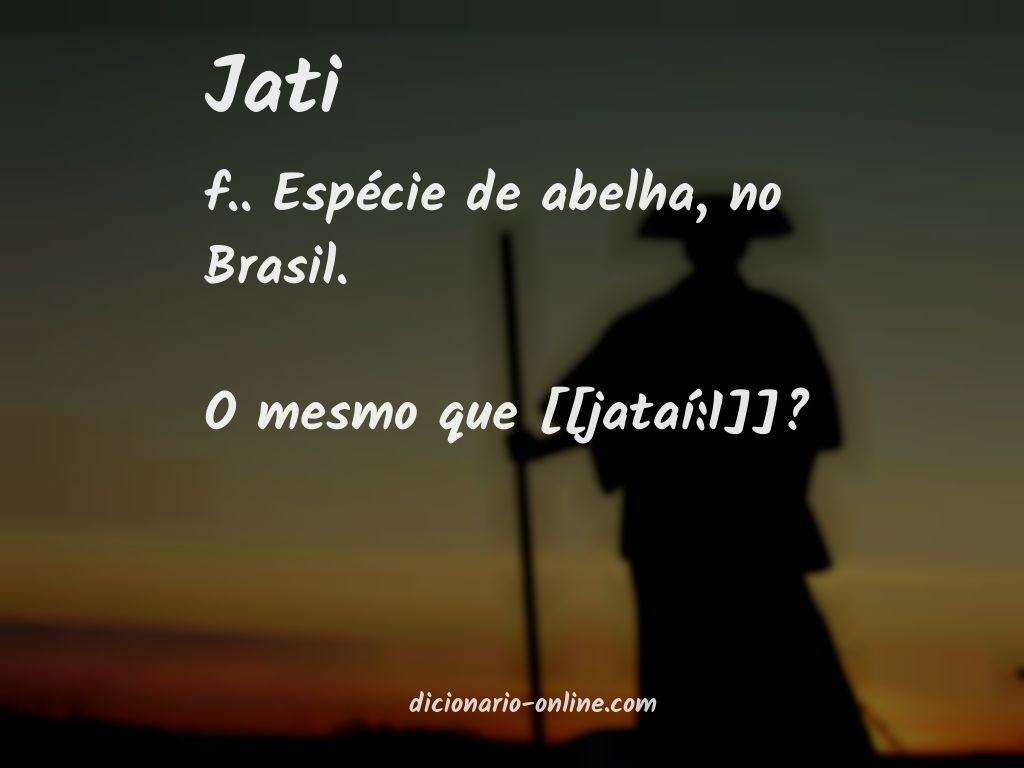 Significado de jati