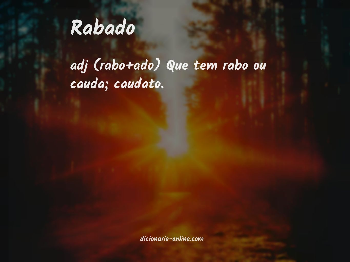 Significado de rabado