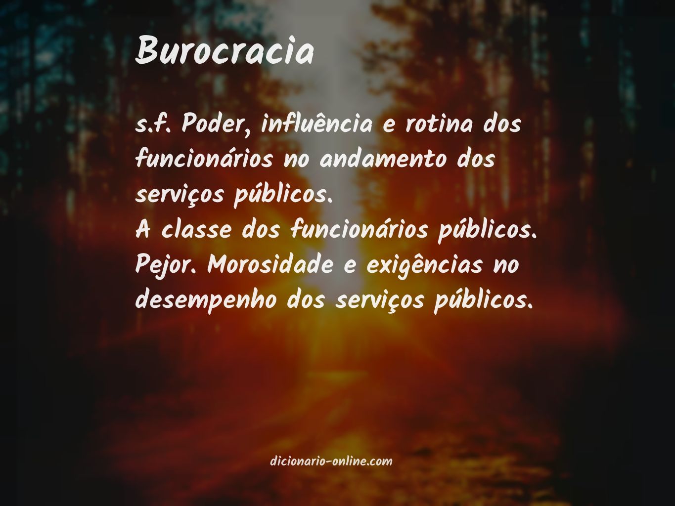 Significado de burocracia