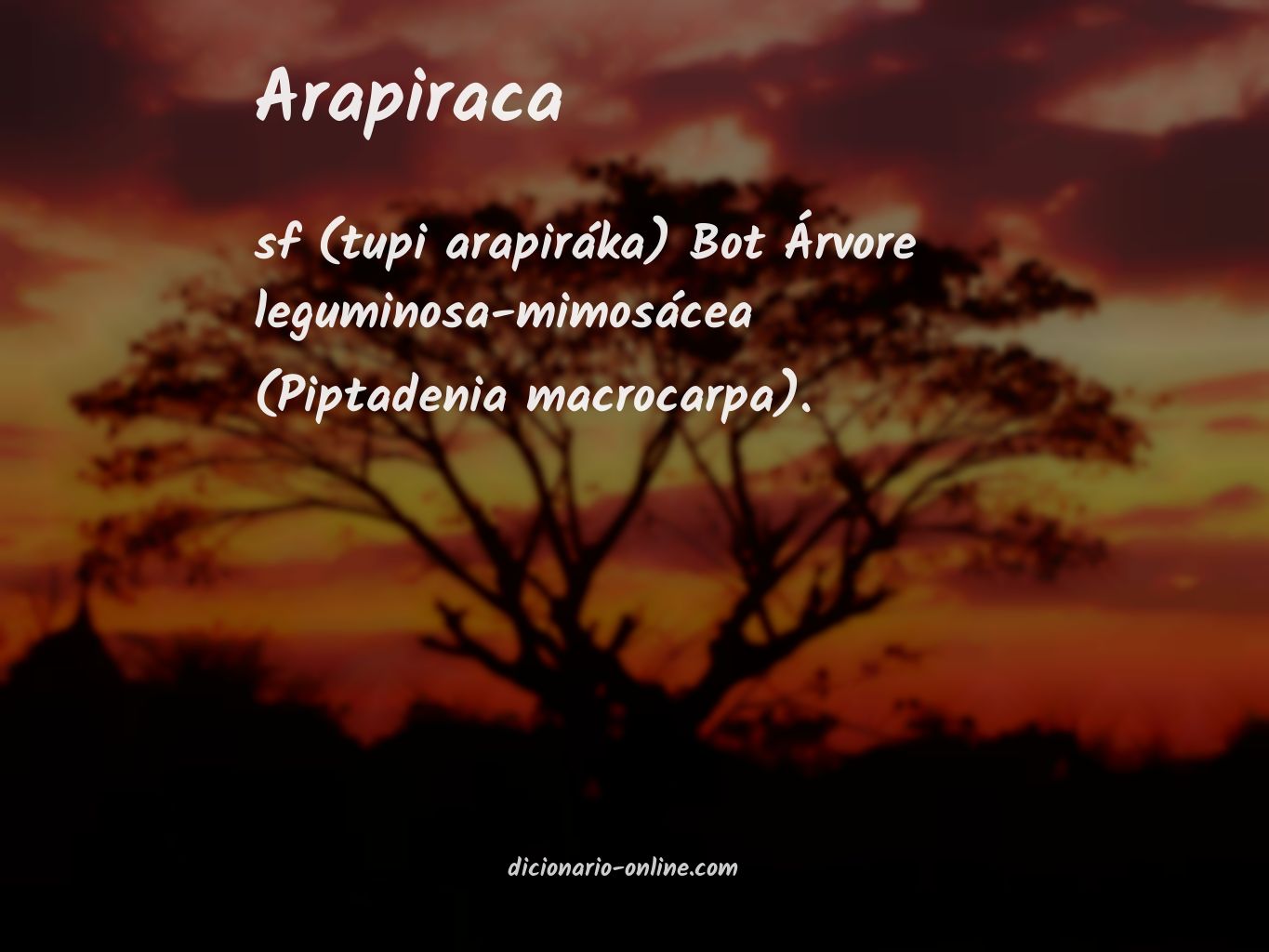 Significado de arapiraca