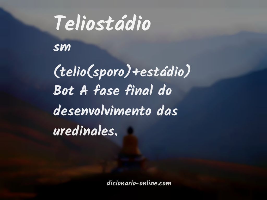 Significado de teliostádio