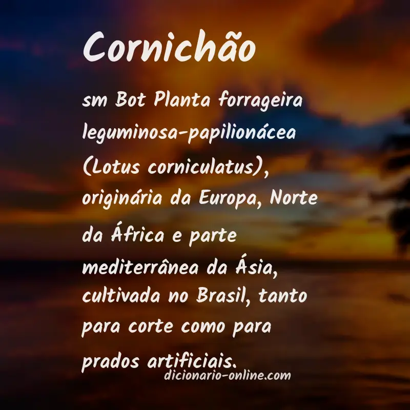Significado de cornichão