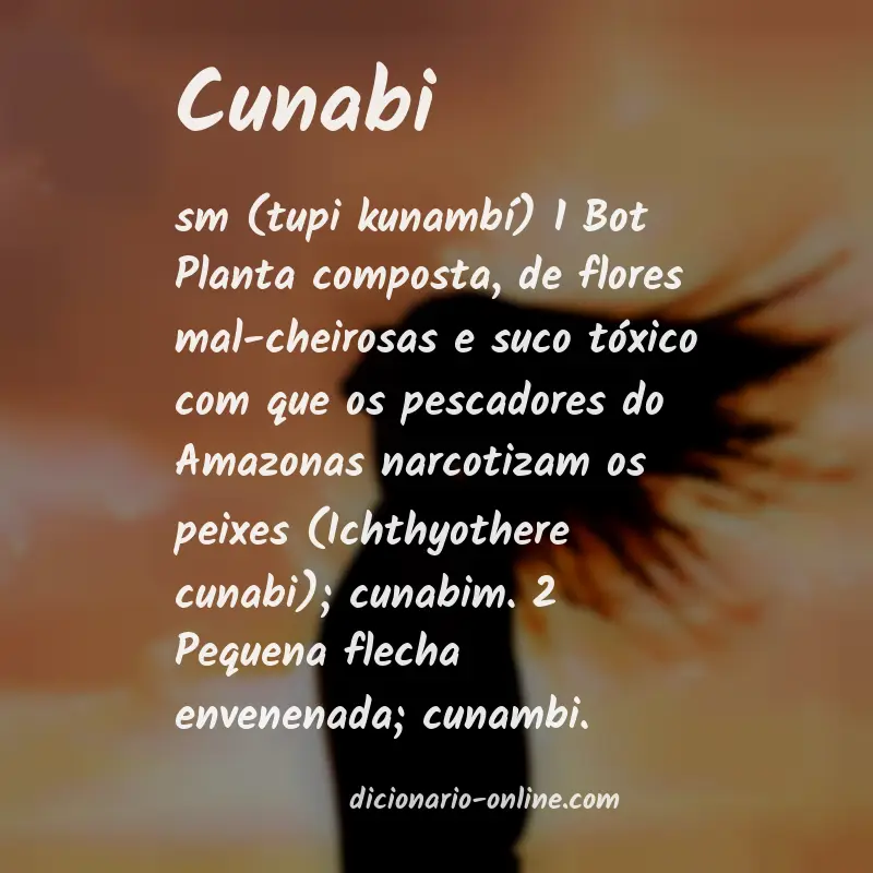 Significado de cunabi