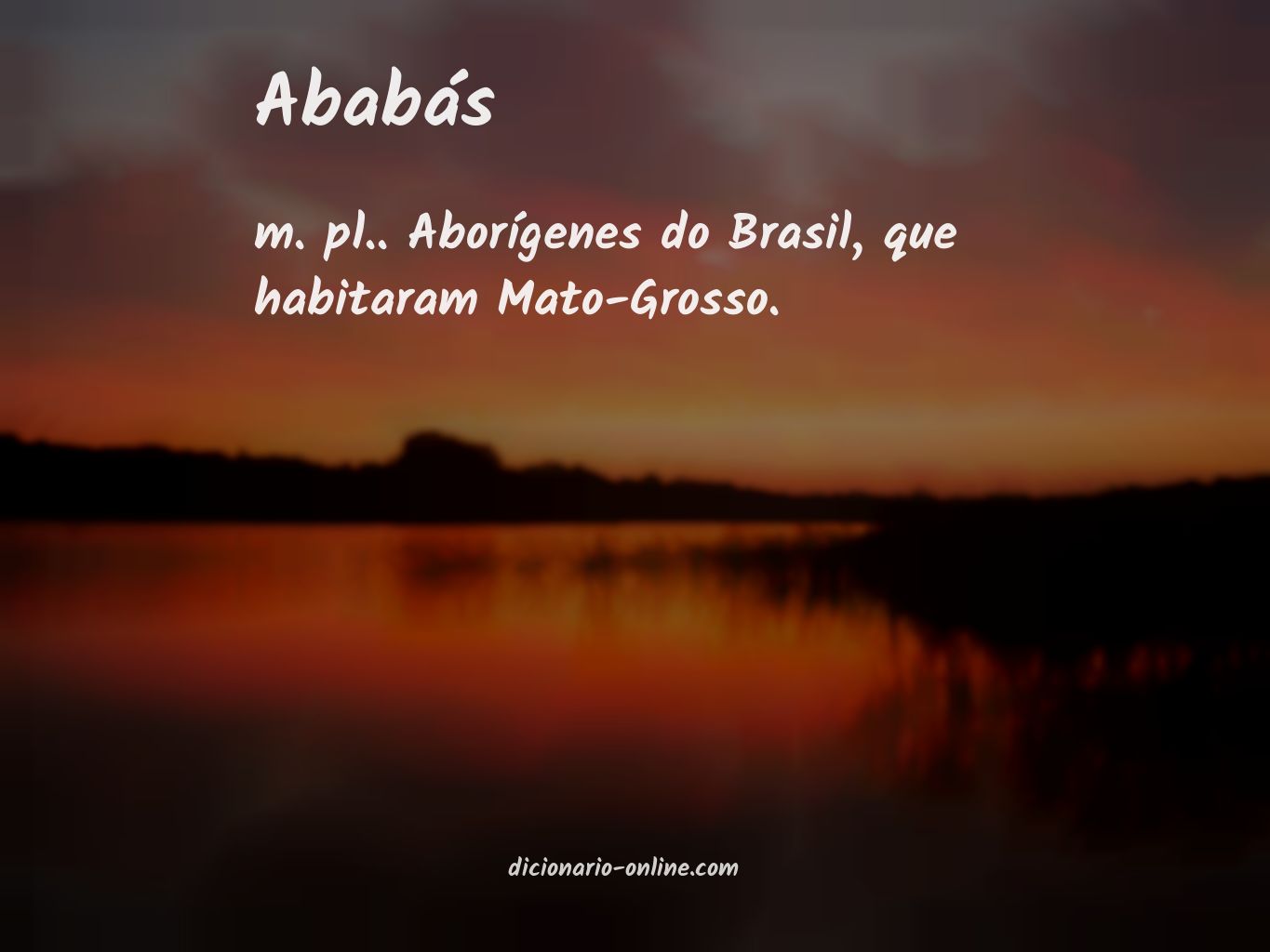 Significado de ababás