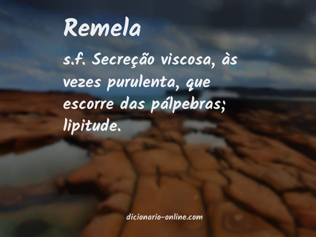 Significado de remela