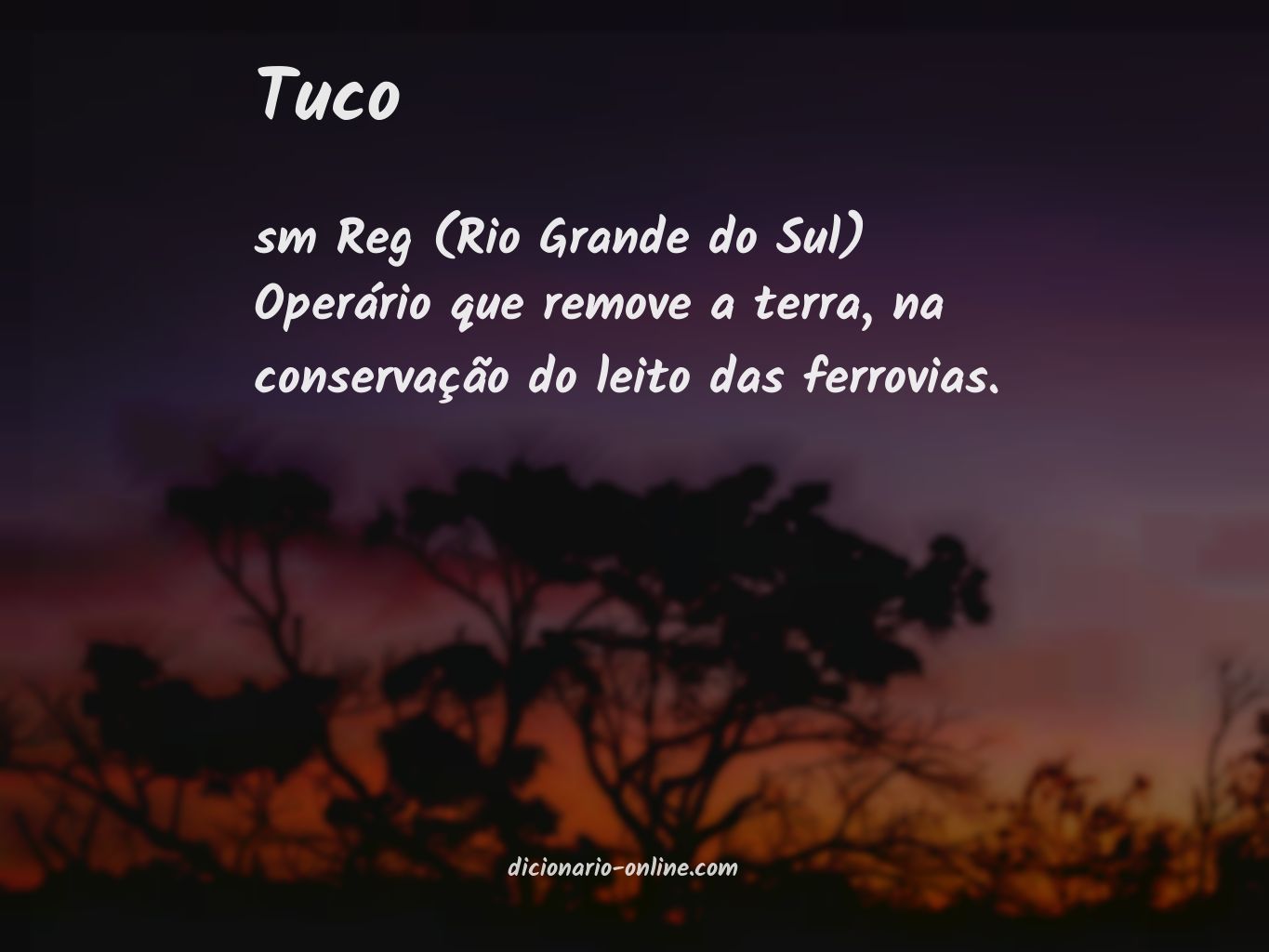 Significado de tuco