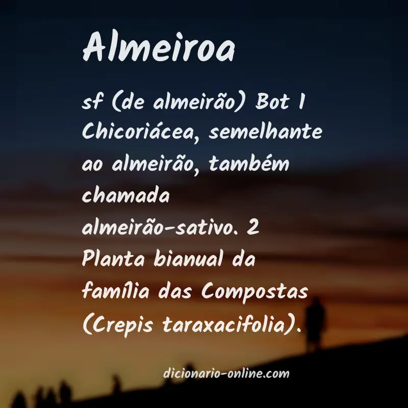 Significado de almeiroa