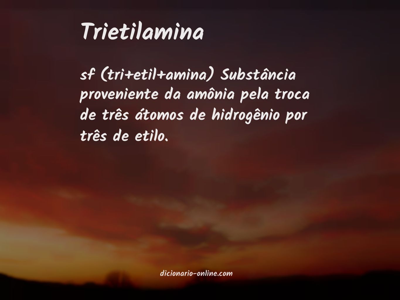Significado de trietilamina