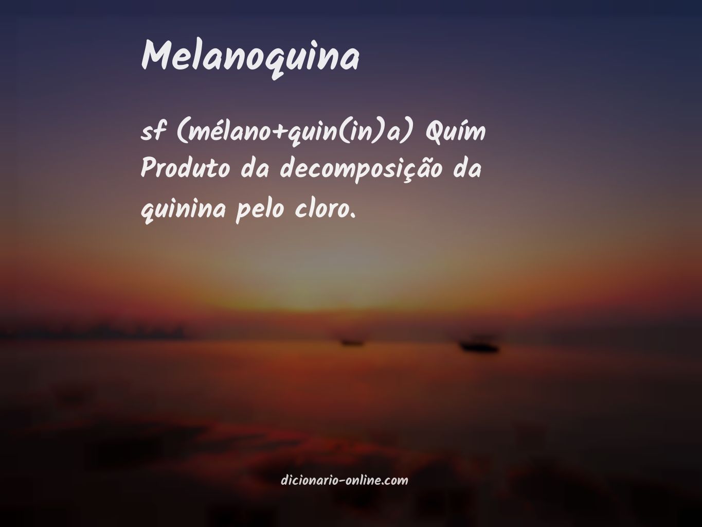 Significado de melanoquina