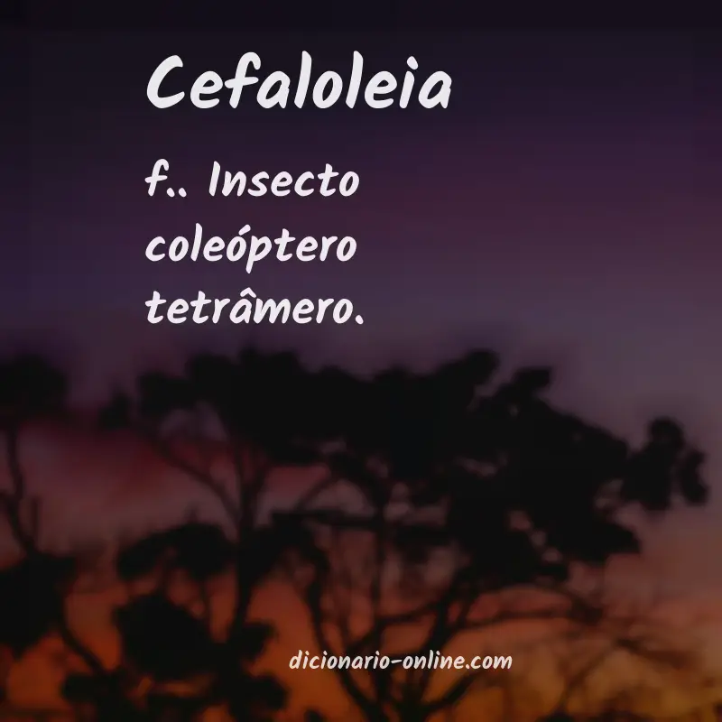 Significado de cefaloleia