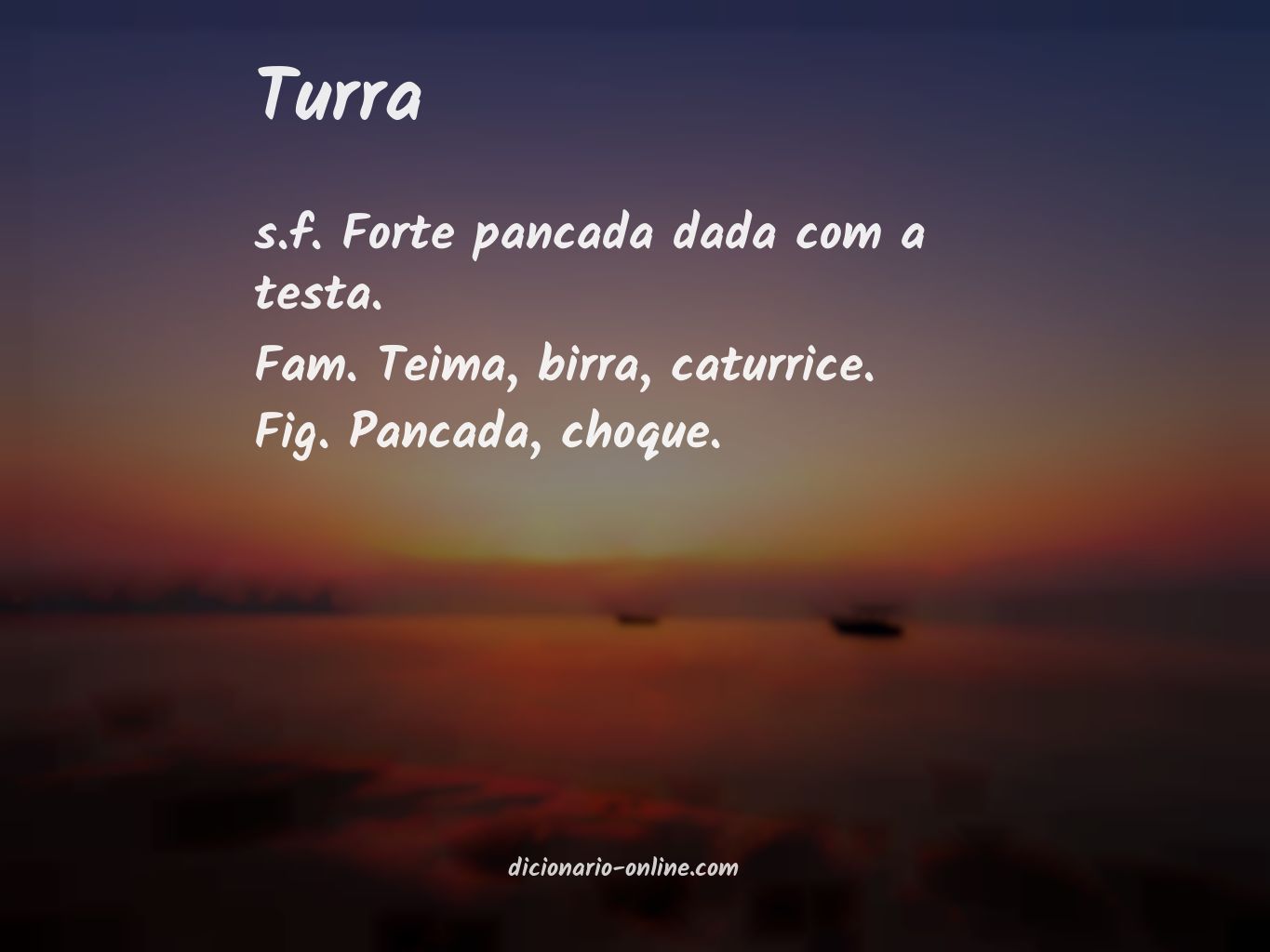 Significado de turra