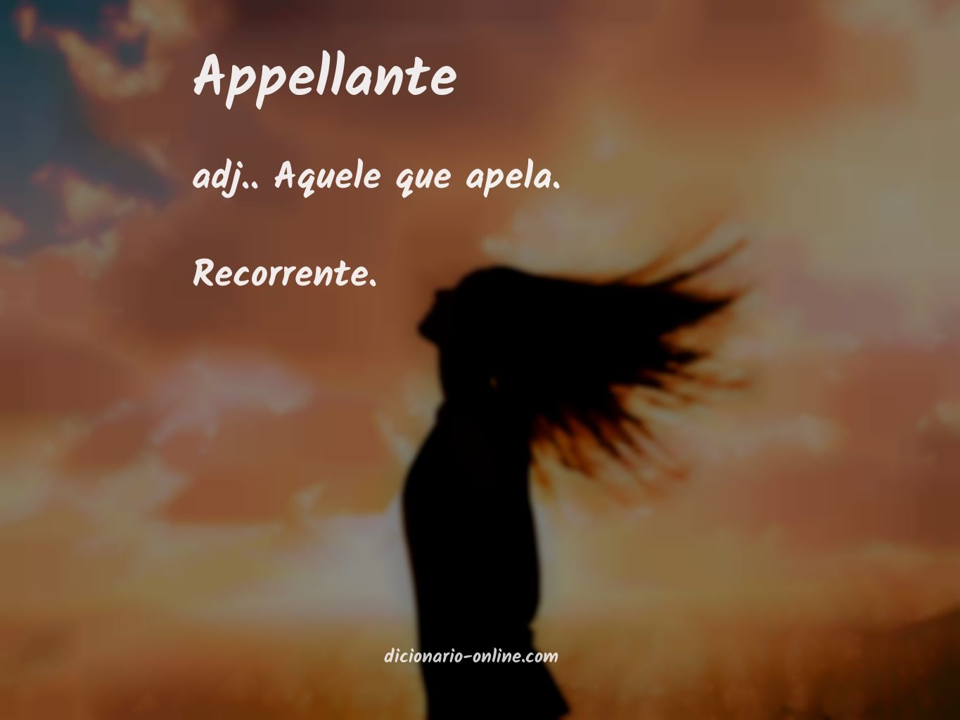 Significado de appellante