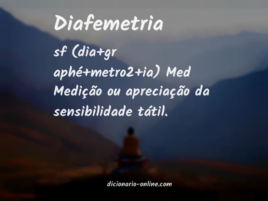 Significado de diafemetria