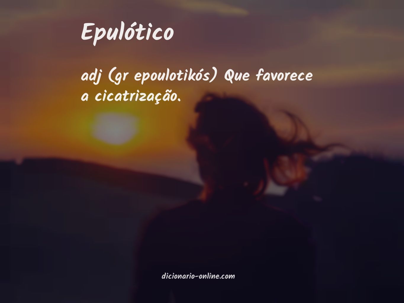 Significado de epulótico