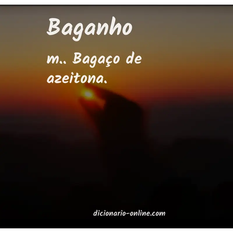 Significado de baganho