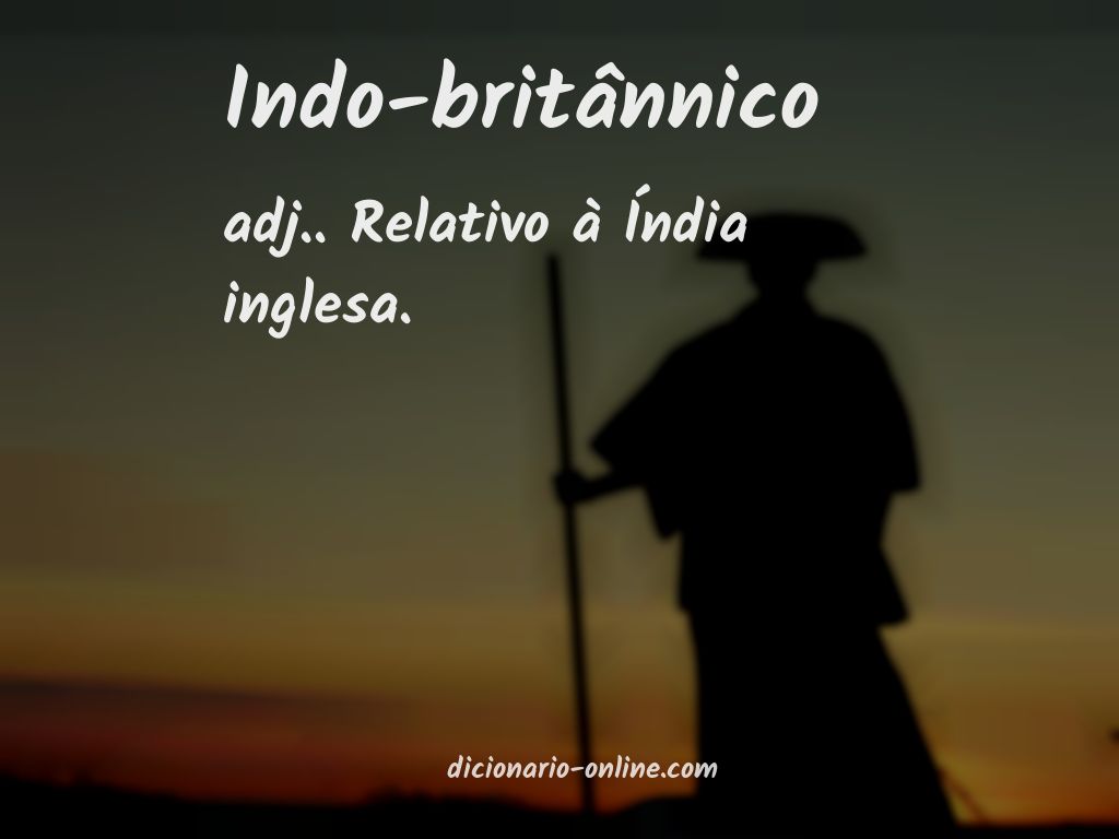 Significado de indo-britânnico