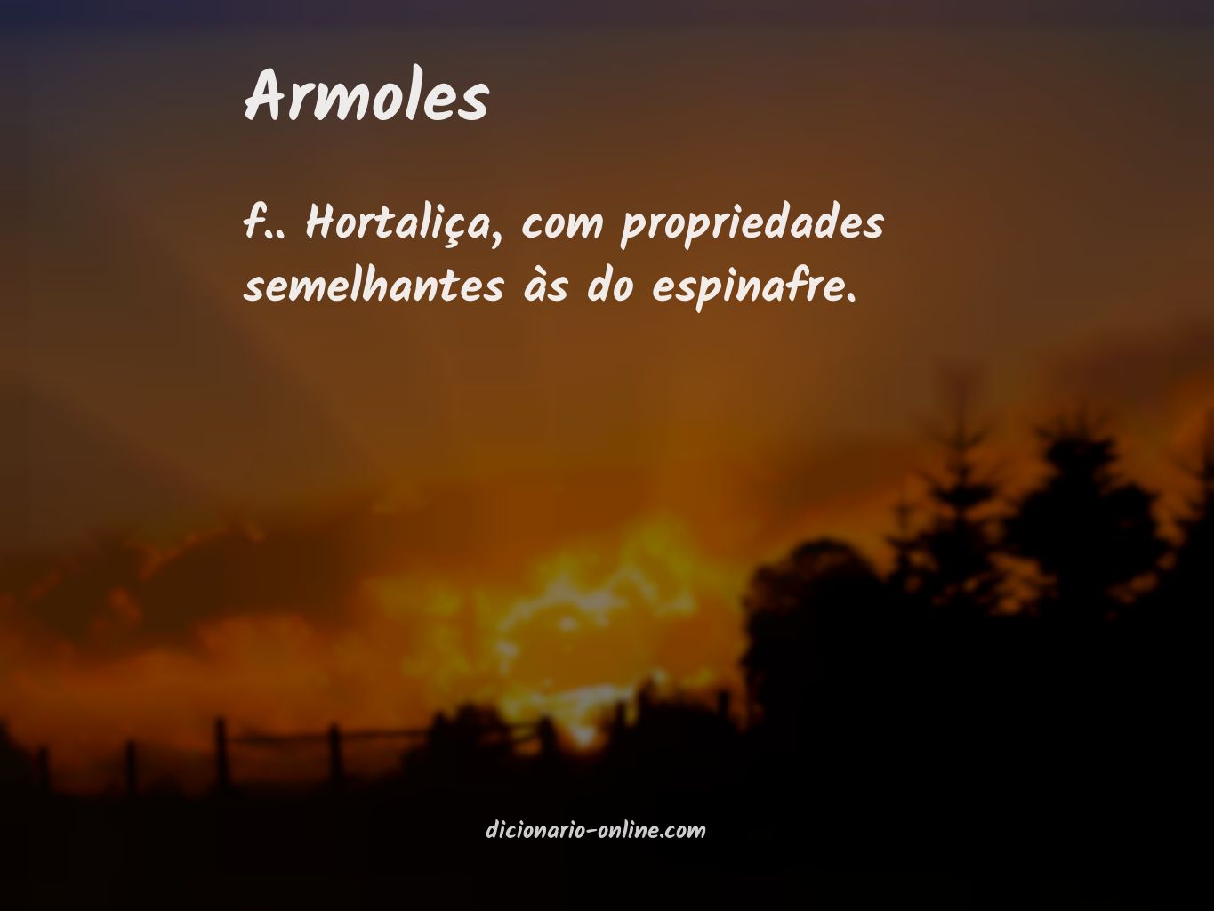 Significado de armoles