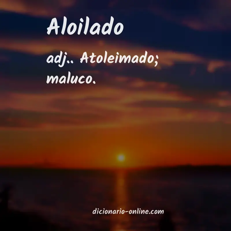 Significado de aloilado