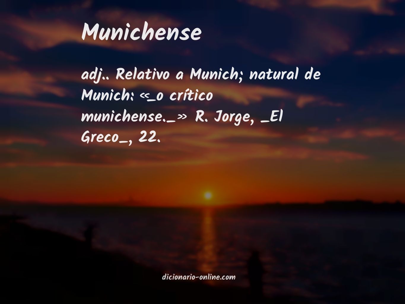 Significado de munichense