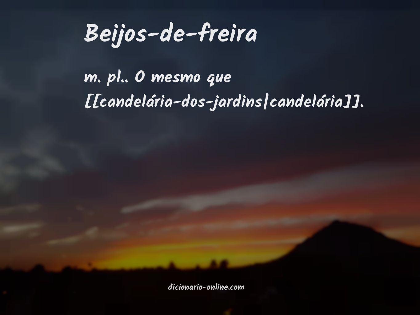 Significado de beijos-de-freira