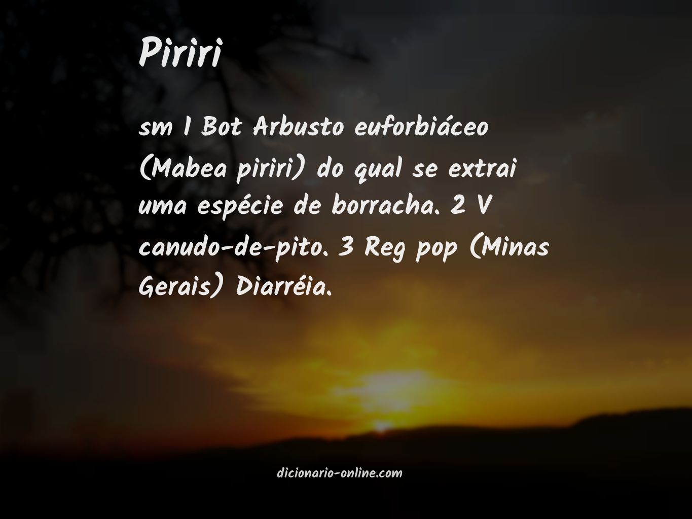 Significado de piriri