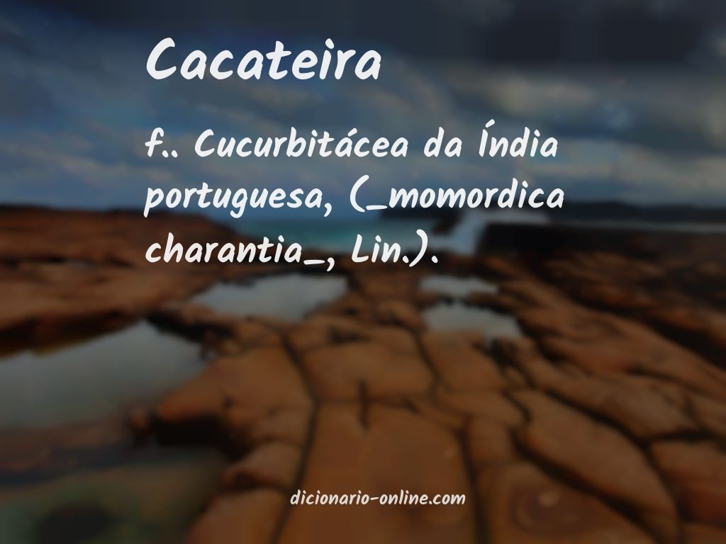 Significado de cacateira